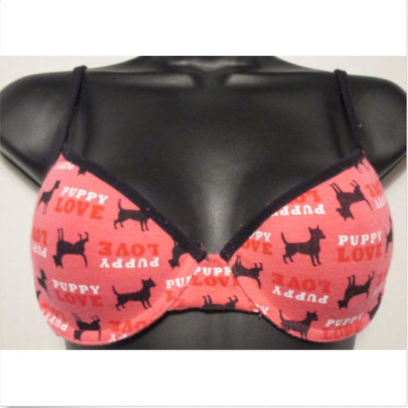 Hanes Intimates & Sleepwear Hanes 34 B Puppy Love Bra Puppy Dog Bra